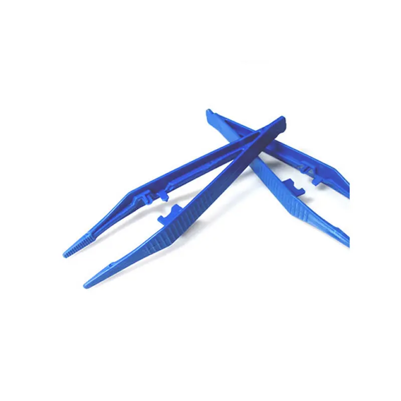 5-10-30 Pcs Plastic Tweezers Emergency Wound Treatment For First Aid Kit Kids DIY Handicraft Repair Maintenance And Tongs Feed