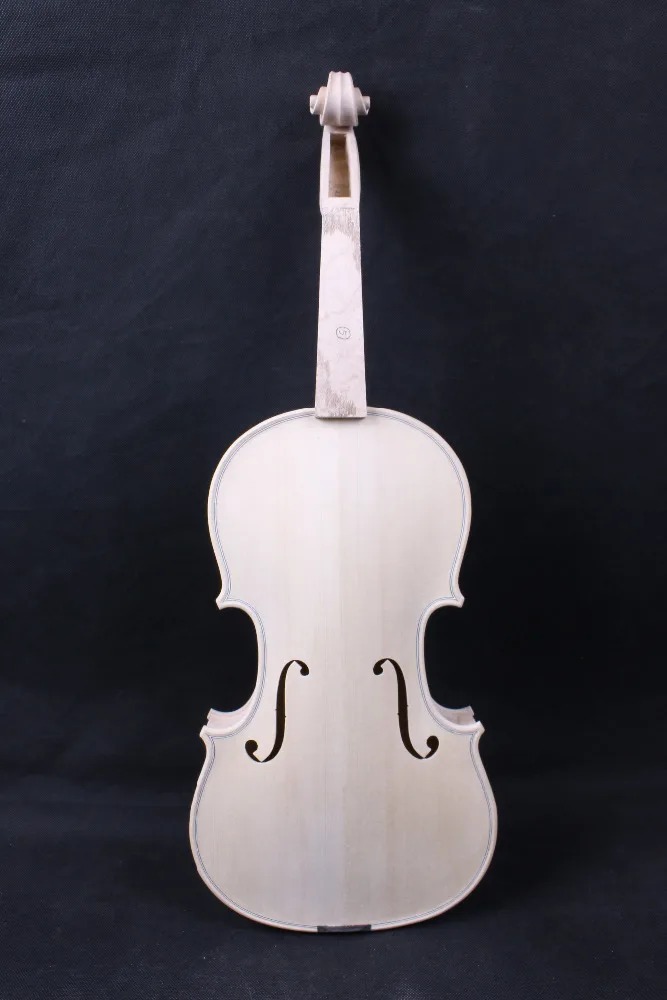 

1 pcs 4/4 violin unfinished Flame maple back Unglue Russian spruce top Yinfente