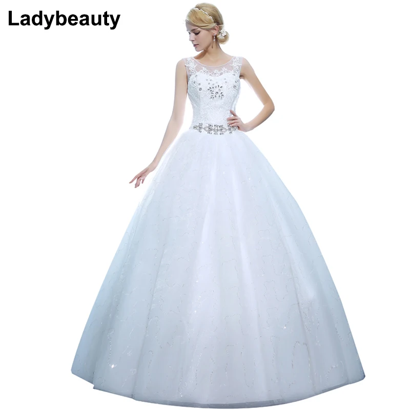 Neue Süße 2019 garn rohr top hochzeit kleid formale Vestido De Noiva 2019