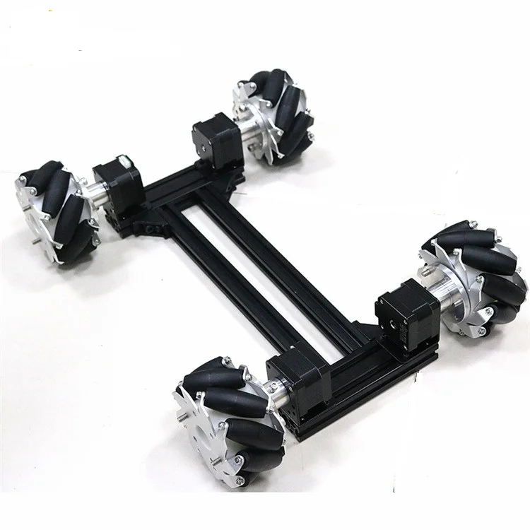 1Set Mecanum wheel car universal intelligent/smart car chassis omnidirectional mobile robot development platform diy for arduino