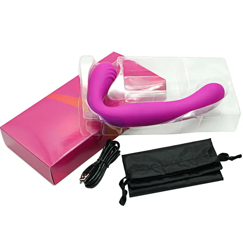 Intimate Vibrator Sex Toys for Women Silicone Strapless Strapon Huge Dual Dildo Vibrators G-spot Sex Machine Lesbian Sex Product