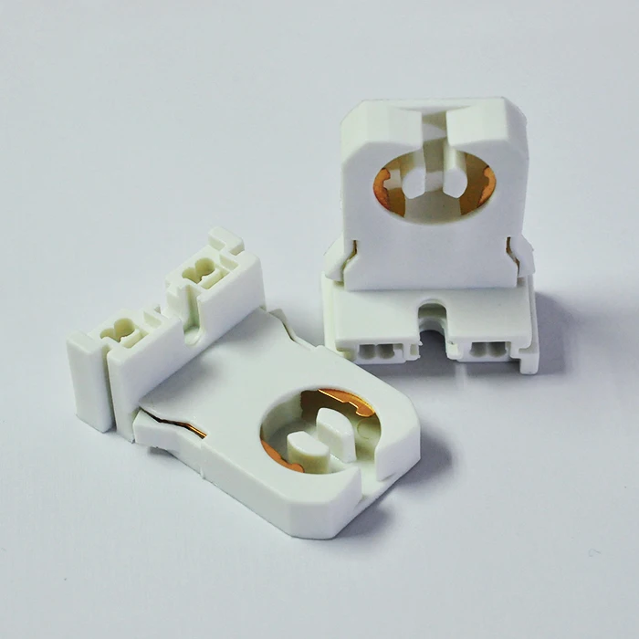 Wholesale T4 T5 T8 G13 Fluorescent Light Socket Lamp AC100-250V 50/60Hz Plastic Holder suitable for T5 T8 G13 LED bracket lamp