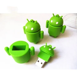 Szalony gorący robot pamięć usb 4gb 8gb 16gb 32gb 64gb cartoon android pendrive U dysk flash pendrive na prezent