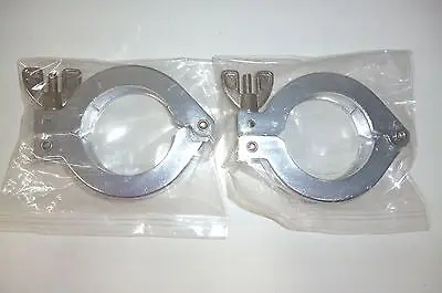 Lot von 2 Clamp KF40 Aluminium Neue Vakuum Pumpe Flansch Fitting Teile XWJ