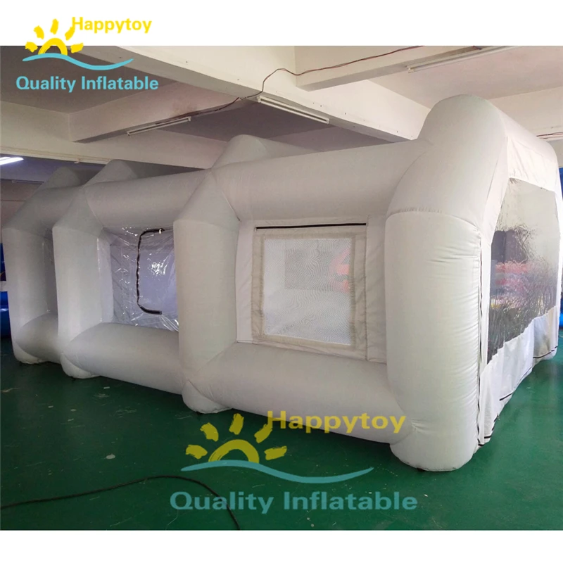 Portable Used Cheap Inflatable Spray Paint Booth Tent Painting Outdoor Retractable Portable Inflatable Car Paint Booth For Sale