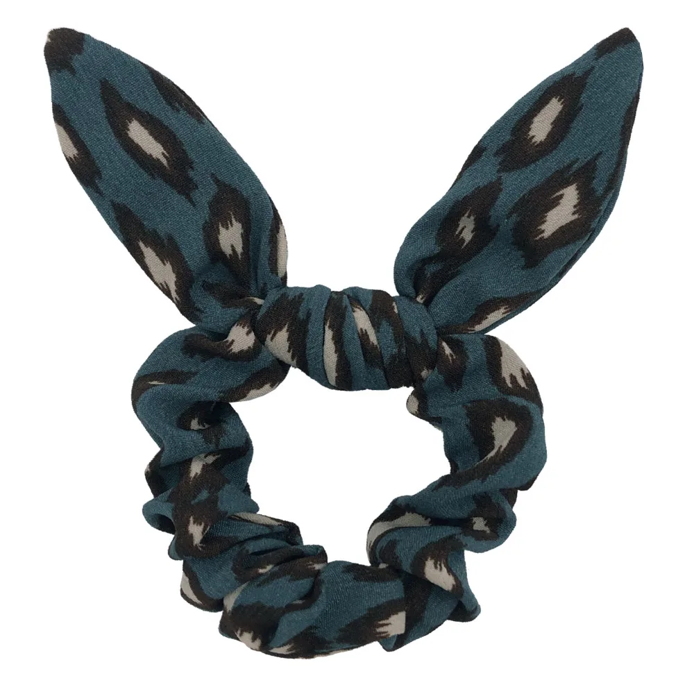 Bunny Oor Haar Scrunchies Meisjes Vrouwen Haarbanden Konijn Oor Elastische Paardenstaart Houder Ties Elastiekjes Haar Boog Accessoires