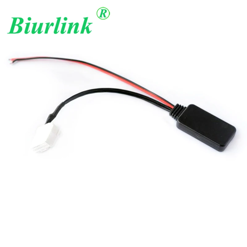 Bezprzewodowy moduł Bluetooth Biurlink Audio wejście muzyczne Adapter Aux dla Toyota Camry Corolla Tacoma Highlander Avalon 2007-2009