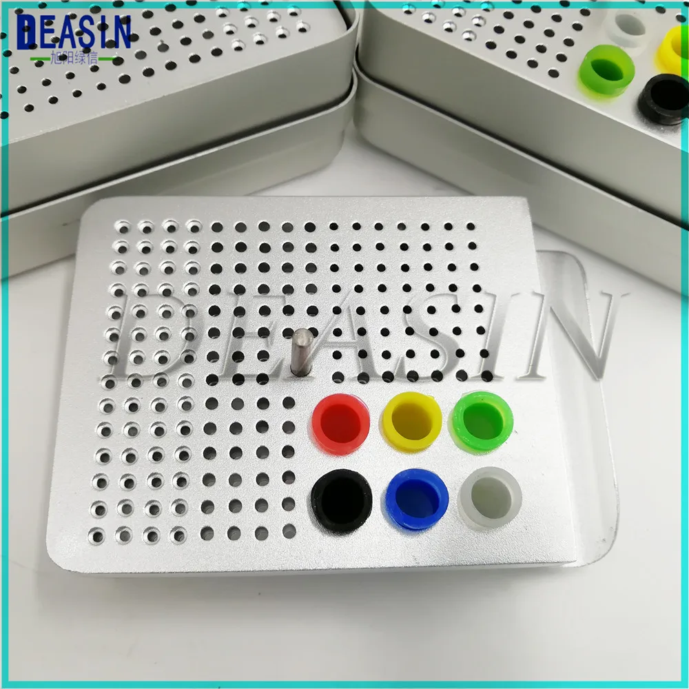 

1pcs 180 Holes Dental Disinfection Burs Holder Autoclavable Sterilizer Box