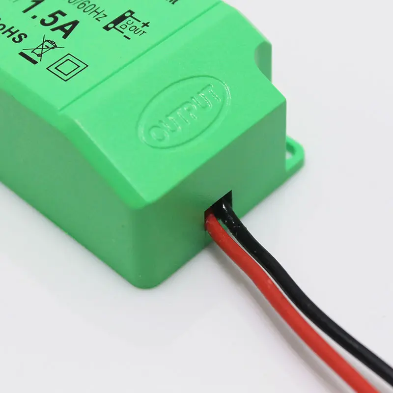 Imagem -02 - Fonte de Alimentação de Tensão Constante 18w Saída de 12v a Adaptador de Condutor Transformador para Luzes de Led Alta Qualidade