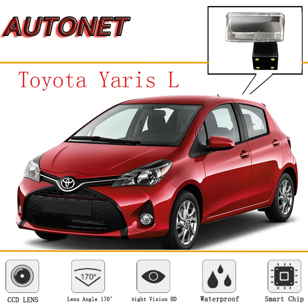 

AUTONET Rear View Camera For Toyota Yaris L 2013~2015 /Use the original lamp hold/ CCD Night Vision Parking Backup camera