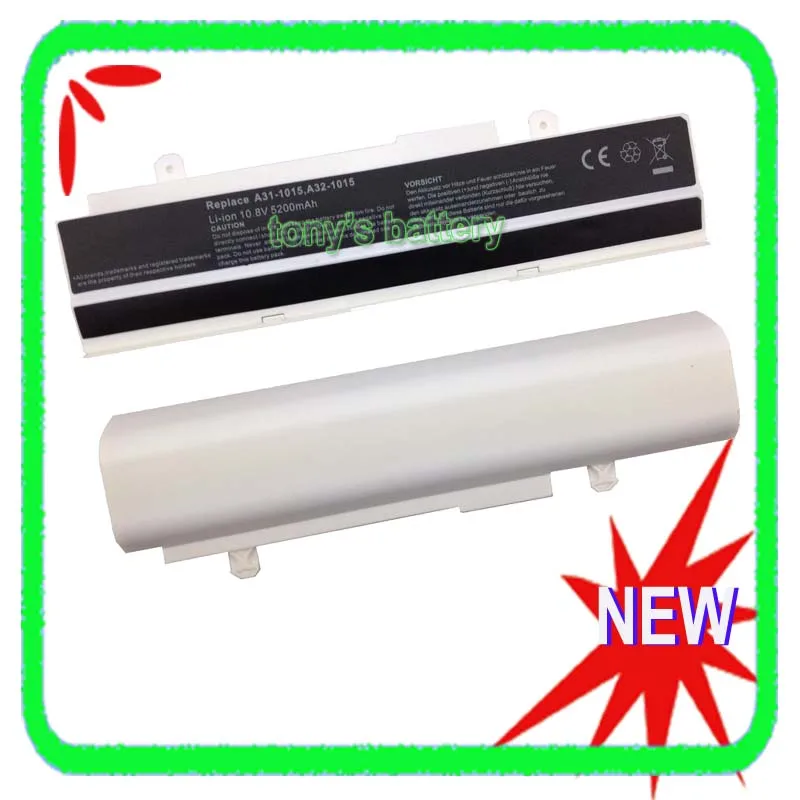 Nova A311015 1015b A32-1015 Bateria do Portátil para Asus Eee pc 1015p 1016p 1016pg 1215b 1215pe Vx6 Pl32-1015 Branco