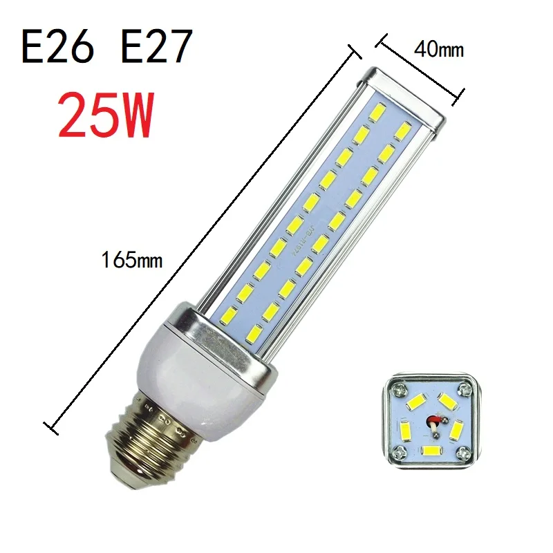 Lampada 5730 LED lamp Corn light 25W 35W 45W 60W 70W 80W Led Bulb E26 E27 E39 E40 85-265V High brightness energy-saving Lighting