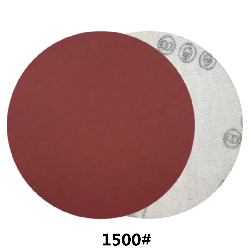 POLIWELL 10 Pcs 3 Polegada Vermelho Mais Duradouro 75mm 40 ~ 2000 Reunindo Lixa Disco de Lixa Lixar Discos para Ferramentas De Poder Moedor