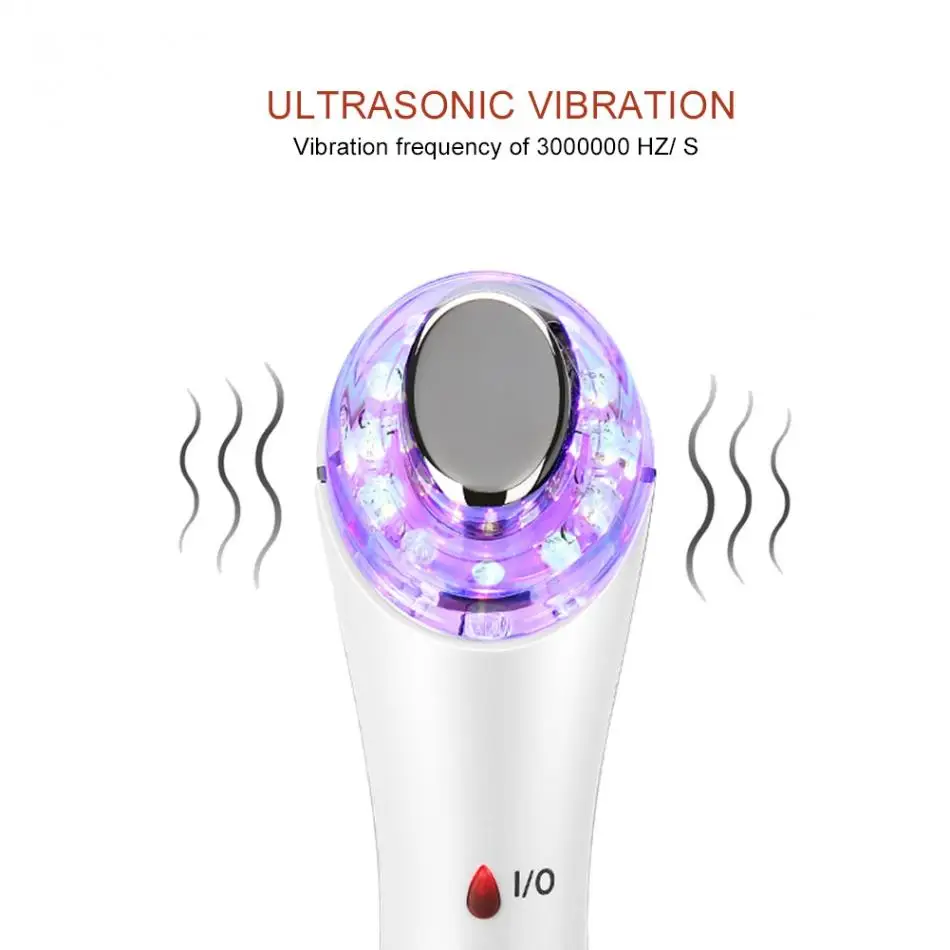 Nuove macchine di bellezza con ultrasuoni Lifting facciale rassodante rassodante ringiovanimento della pelle dispositivo Spa galvanico ionico sonico