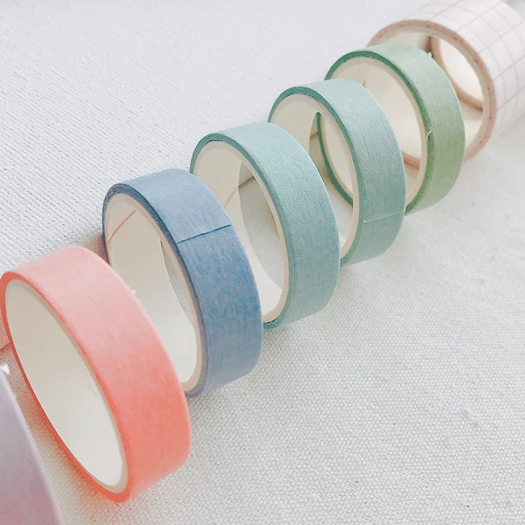 SIXONE 10 Roll Sweet Macarons Color And Paper Washi Tape Set Diy Hand Account Part Secant Decorative Sticker Diary Note