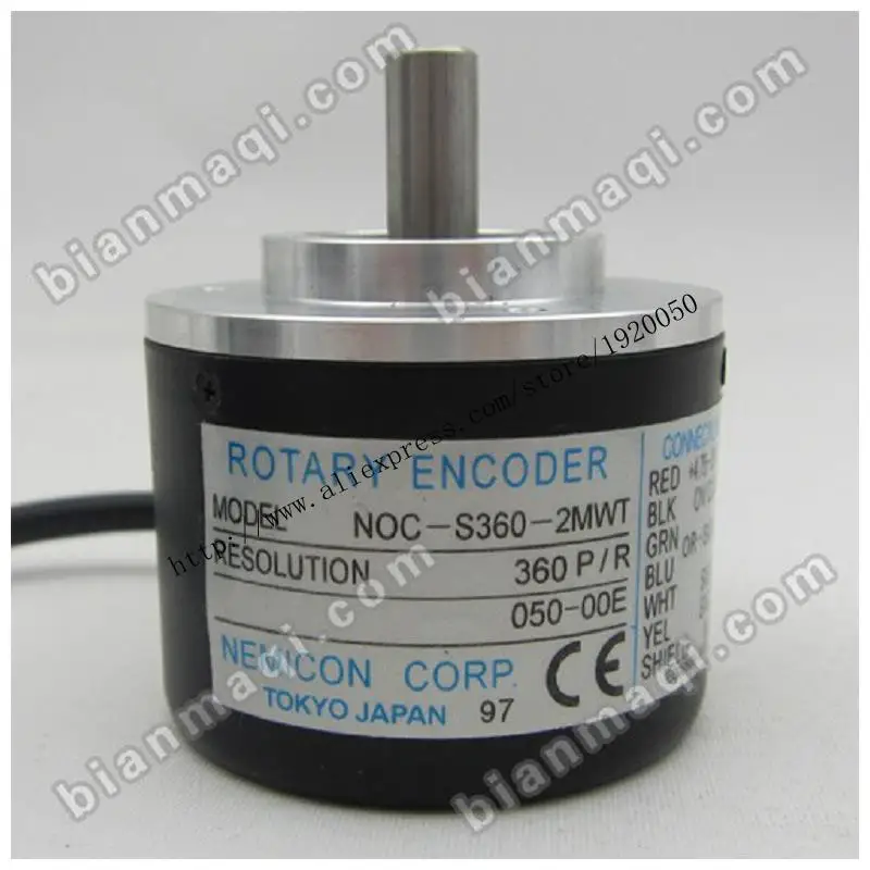 

Within the control of NOC-S360-2MWT rotary encoder 360 lines outside diameter of 50mm diameter 8mm