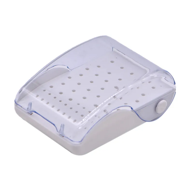 Dental Plastic Bur Box 60 Holes Drill Placement Box Dental Tools Dentist Drill Box Autoclave Sterilizer Case Disinfection Holder