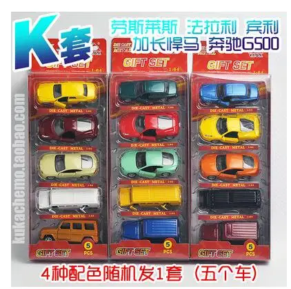 5PCS/set Alloy WARRIOR 1 :64 toy car model metal brinquedos pull back barrow load world cars combination kids toy gift