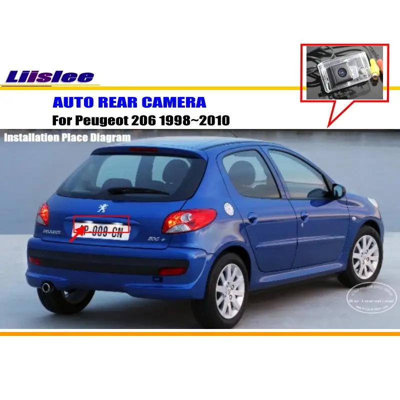 For Peugeot 206 1998-2010 Car Rearview Rear View Camera Vehicle Backup Parking Back AUTO HD CCD CAM Accessories Kit