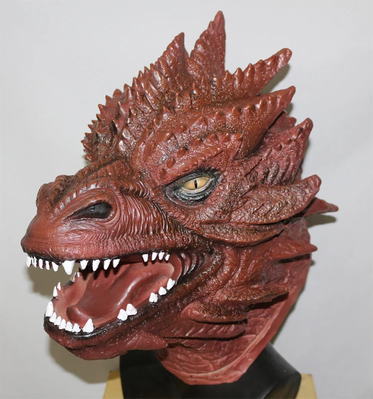 

Dragon Animal Scary Mask Full Head Latex Movie Horror Rubber Halloween Masks Party Costume