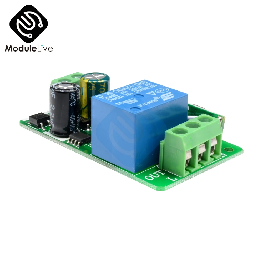 315MHZ 433MHz DC 12V 220V 10A 1CH 1 Way Ch Channel Wireless RF Remote Control Board Transmitter Receiver Relay Switch Module