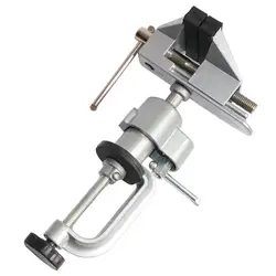 360 Degree Rotating Universal Table Vise Bench Aluminium Alloy Clamp Multifunction 2 in 1 Mini Table Vise Dremel accessories