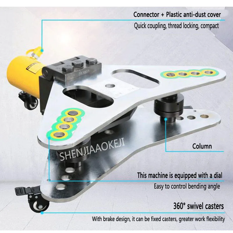 CB-125D เครื่องดัดแนวตั้งแบบไฮดรอลิก เครื่องดัดแนวตั้งแบบไฮดรอลิกวงจรเดียว เครื่องดัดแถวทองแดงแบบแยกส่วน