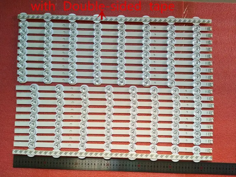 (New Kit)20 PCS/set LED backlight strip for LG TV 60LN5600 60LA620S Innotek POLA2.0 60 inch Rev 0.1 R L type POLA 2.0 60 inch