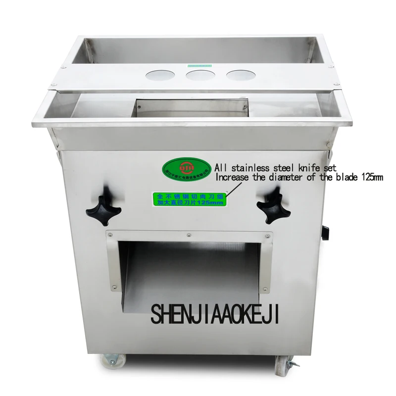 QJH-P1 electric Meat Slicer meat slicing machine Meat Cutting Machine Cut meat piece machine 220V 1500W