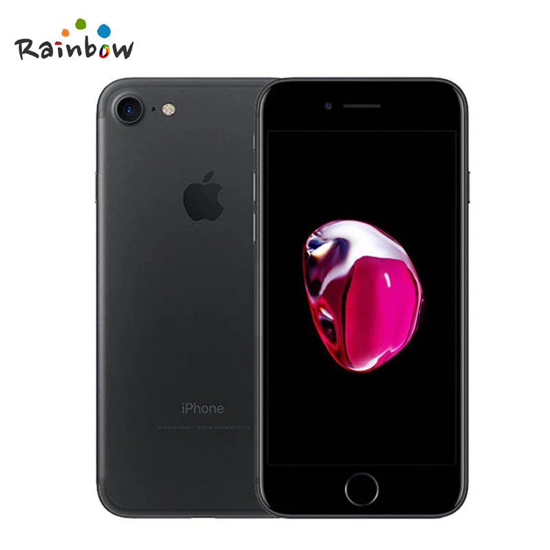 Apple-teléfono móvil iPhone 7 4G LTE, 32/128GB/256GB, IOS, cámara de 12.0MP + 7.0MP, Quad Core, reconocimiento de huella dactilar, vídeo 4K de 4,7 pulgadas