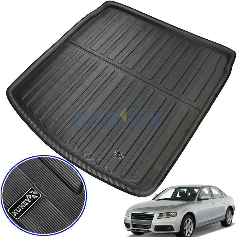 

For AUDI A4 S4 RS4 B7 B8 Sedan Saloon 2005-2016 Car Rear Boot Liner Trunk Cargo Mat Tray Floor Carpet Mud Pad Protector