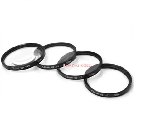 4 قطع 82 ملليمتر 82 ملليمتر ماكرو عن قرب + 1 + 2 + 4 + 10 slr عدسة تصفية كيت تعيين ل يمكن & ن نيك & ن s & نيويورك بنتاكس و lympus كاميرا