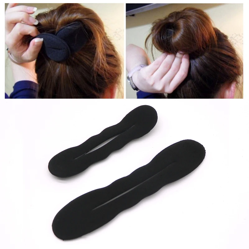 2 arten Elegante Frauen Damen Mädchen Magie Shaper Donut Haar Brötchen Maker Mode Haar Styling Werkzeug Haar Zubehör Twister Flechter