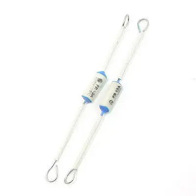 2 Pcs FR Series 185 Degree 250V 10A Electronic Rice Cooker Thermal Links