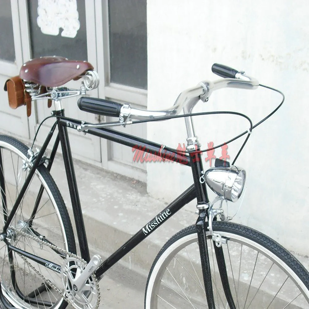 Bicycle vintage retro classic handles handle aluminum bicycle refires 22.2 *25.4 city bicycle handlebar CSW018