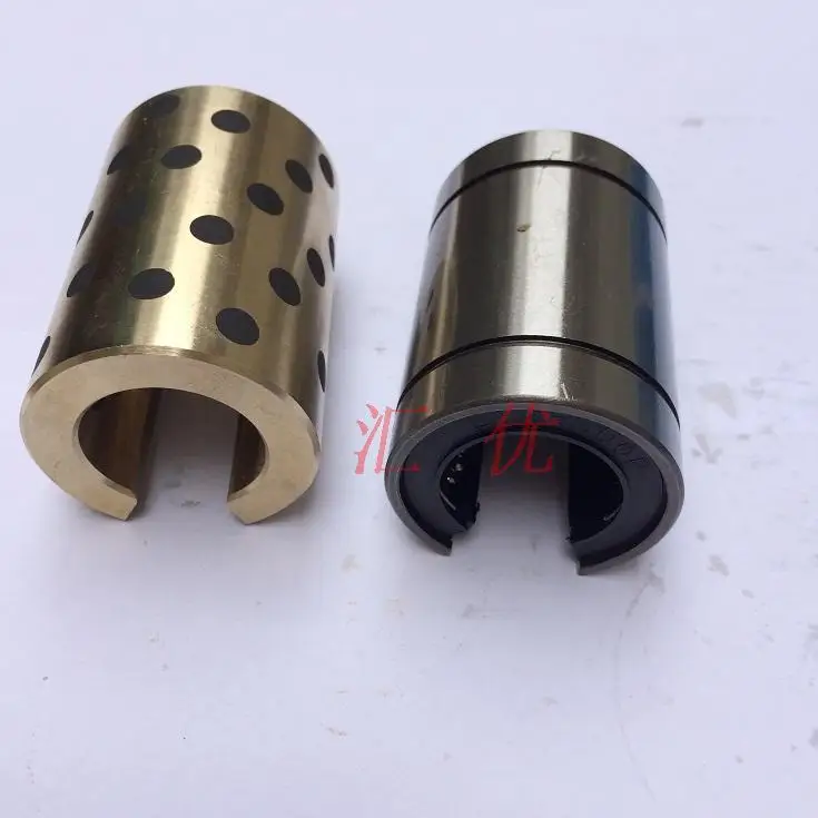 OP JDB 254059 copper sleeve the same size of  LM25 OP linear Solid inlay graphite Self-lubricating bearing