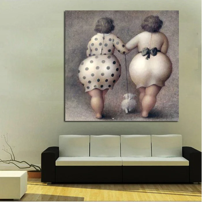 

Plump Breast And Hip Wall Pictures Oil Paintings 100%Handpainted Modern Abstract Art on Canvas High Quality Home Decor Artwork