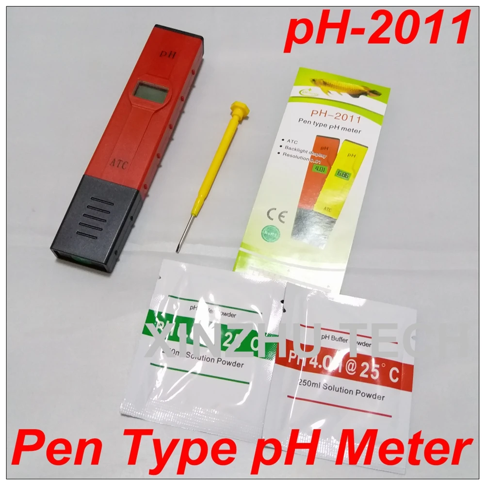 

PH-2011 PH Meter High Precision Drink Water Quality Analyser Resolution 0.01+Temperature Compensation ATC Function +Backlight