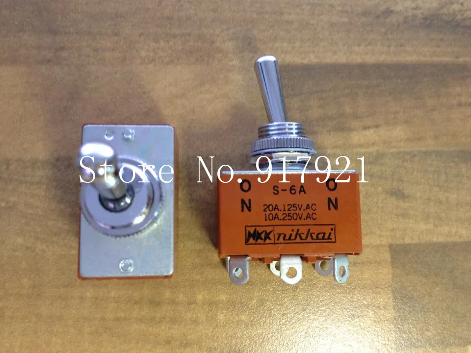 

[ZOB] Japan imported NKK S-6A toggle switch toggle gear 10A250V genuine original --10PCS/LOT