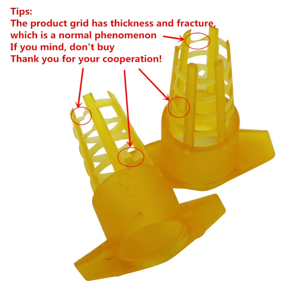 40 sztuk z tworzywa sztucznego pszczelarz klatka na królową pokrywa ochronna sprzęt pszczelarski pszczoła królowa System hodowli urządzenie