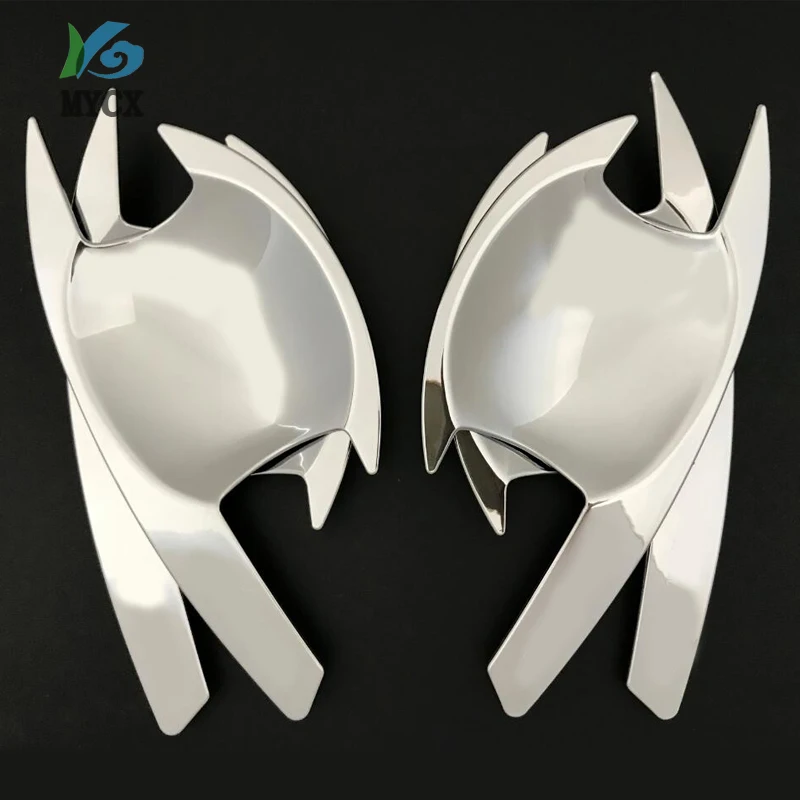 

2016-2019 аксессуары для Mitsubishi L200 Triton, хромированные вставки для дверных ручек, чаши для Mitsubishi L200 Triton, Стайлинг автомобиля