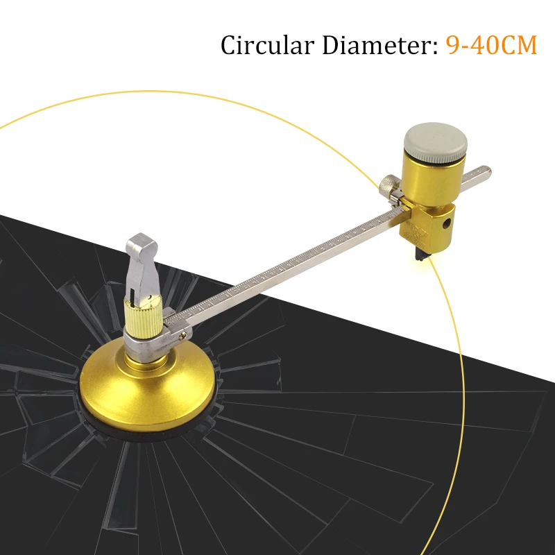 New industry glass cutter 400mm circle diameter compasses cutting glass