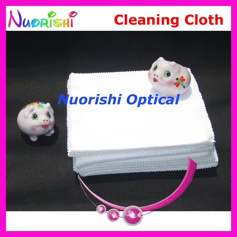 

Free Shipping Pure White Sunglass Microfiber Cloth Lens Cleaning Cloth Eyeglass Cleaning Cloth