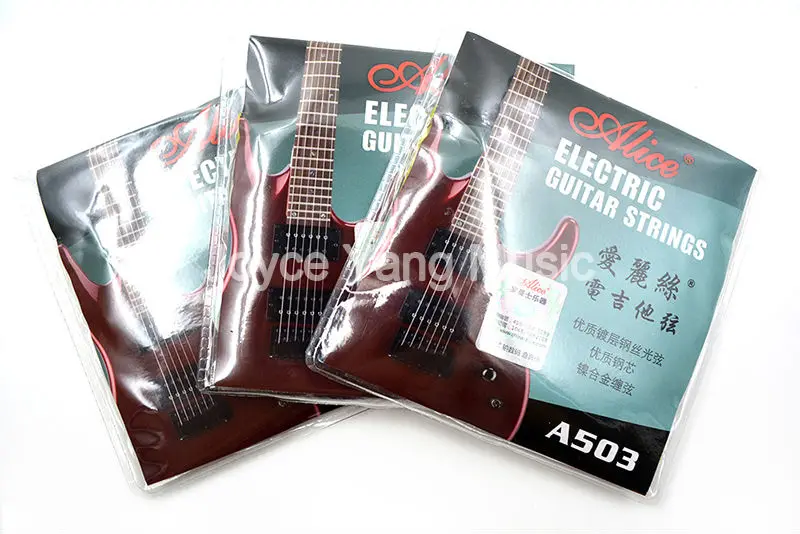 Cordas de guitarra isoladas para uso em guitarra, frete grátis, 3 conjuntos de cordas em aço e liga de níquel