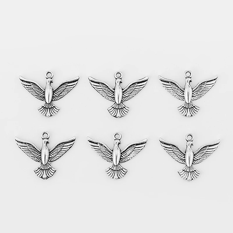 10pcs/set Retro Bird Pigeon Charms Pendants Accessories Animals Beads For DIY Necklace Earrings Bracelets Jewelry Making