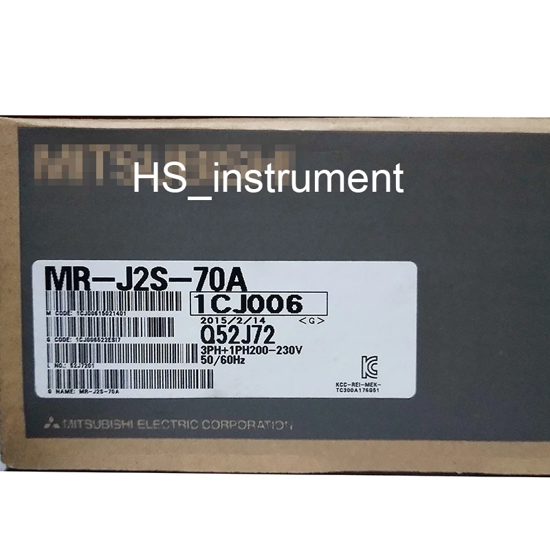 Originele MR-J2S-70A Mitsub Servo Driver 700W Mr J2S 70A MRJ2S70A