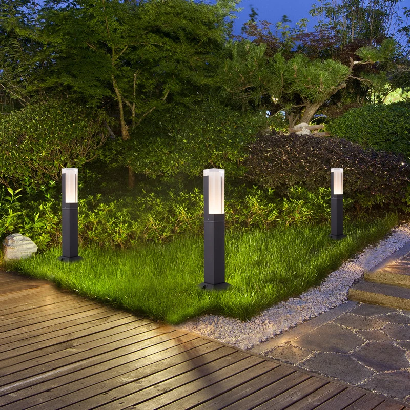 2018 New Arrival LED Lawn Lamp IP65 Waterproof Outdoor Garden Lighting Lamp Pillar Lamp AC85-265V