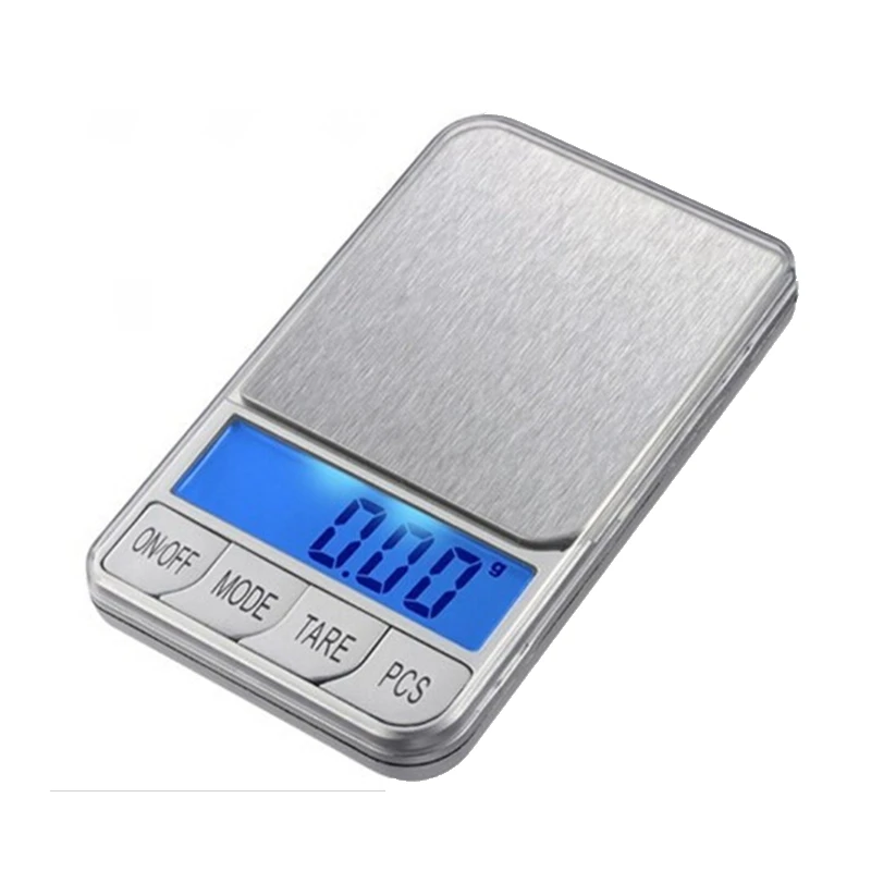 500g 0.01 Mini Pocket Digital Jewelry Scale 500gx0.01g Electronic Gold Gram Weight Balance Scales +7 Units With Retail Box