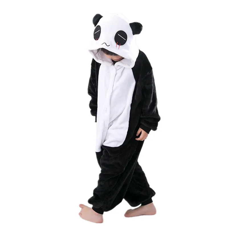 Panda Kigurumi For Children Kids Onesies Pajamas Cosplay Costume Clothing For Halloween Carnival New Year Party