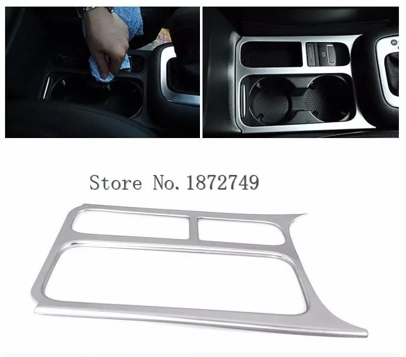 

For Volkswagen Tiguan for vw Tiguan 2010-2015 water cup panel cover decoration sticker